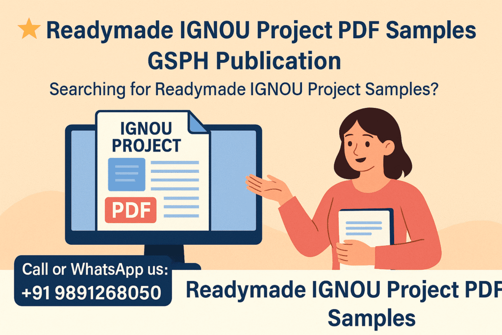 ignou project pdf