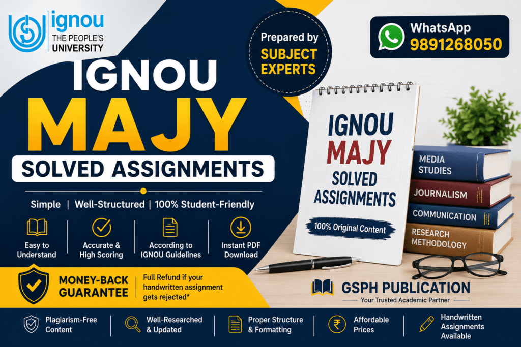 IGNOU MAJY Solved Assignment