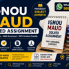 IGNOU MAUD solved assignment