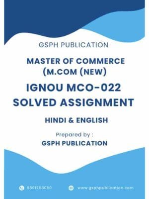 IGNOU MCO-022 Solved Assignment Hindi & English.jpg