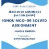 IGNOU MCO-06 Solved Assignment Hindi & English