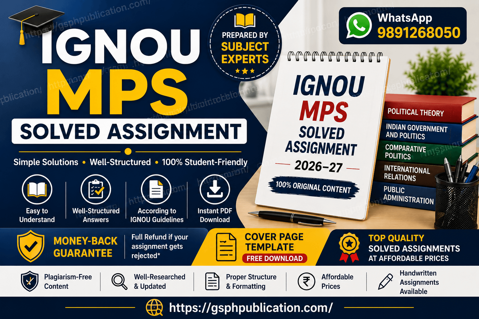 IGNOU MPS solved assignment