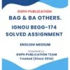 IGNOU BEGG-174 Solved Assignment