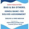 IGNOU BANC-133 Solved Assignment