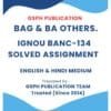 IGNOU BANC-134 Solved Assignment