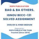 IGNOU BECC-131 Solved Assignment