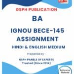 IGNOU BECE-145 Solved Assignment