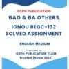IGNOU BEGC-132 Solved Assignment 2024-25