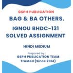 IGNOU BHDC-131 Solved Assignment