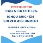 IGNOU BHIC-134 Solved Assignment