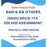IGNOU BPCG-174 Solved Assignment