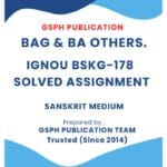 IGNOU BSKG-178 Solved Assignment