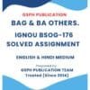IGNOU BSOG-176 Solved Assignment