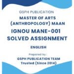 IGNOU MANE-001 Solved Assignment