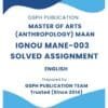 IGNOU MANE-003 Solved Assignment