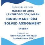 IGNOU MANE-004 Solved Assignment