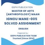 IGNOU MANE-005 Solved Assignment