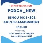 IGNOU MCS-202 Solved Assignment
