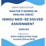 IGNOU MEG-02 Solved Assignment free