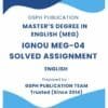 IGNOU MEG-04 Solved Assignment free