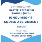 IGNOU MEG-17 Solved Assignment