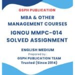 IGNOU MMPC-014 Solved Assignment