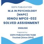 IGNOU MPCE-032 Solved Assignment FREE
