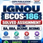 IGNOU BCOS-186 Solved Assignment