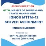 IGNOU MTTM-12 Solved Assignment