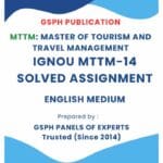 IGNOU MTTM-14 Solved Assignment