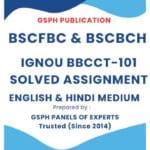 IGNOU BBCCT-101 Solved Assignment