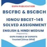 IGNOU BBCET-145 Solved Assignment