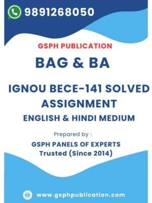 IGNOU BECE-141 Solved Assignment