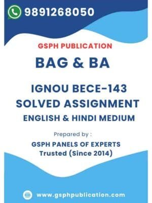 IGNOU BECE-143 Solved Assignment
