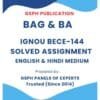 IGNOU BECE-144 Solved Assignment