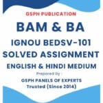 IGNOU BEDSV-101 Solved Assignment