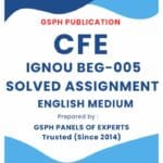 IGNOU BEG-005 Solved Assignment