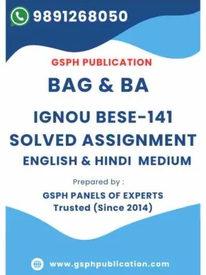 IGNOU BESE-141 Solved Assignment 2024-25