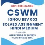 IGNOU BEV 003 Solved Assignment