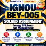 IGNOU BEY-005 Solved Assignment