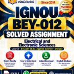 IGNOU BEY-012 Solved Assignment
