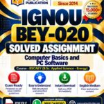 IGNOU BEY-020 Solved Assignment