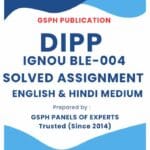 IGNOU BLE-004 Solved Assignment