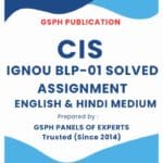 IGNOU BLP-01 Solved Assignment