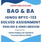 IGNOU BPYC-133 Solved Assignment