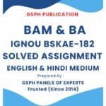 IGNOU BSKAE-182 Solved Assignment 2024-25