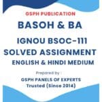 IGNOU BSOC-111 Solved Assignment
