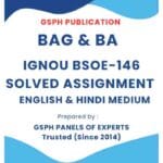 IGNOU BSOE-146 Solved Assignment