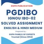 IGNOU IBO-02 Solved Assignment