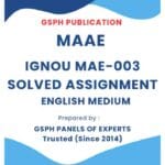 IGNOU MAE-003 Solved Assignment